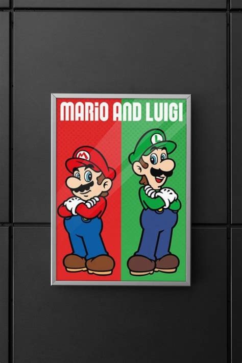 Super Mario Luigi Poster X Cm Bol