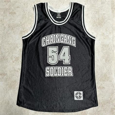 Wwe Y2k Vintage 2004 Wwe John Cena Chain Gang Basketball Jersey Grailed