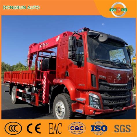 Tons Straight Boom Truck Mounted Crane China Crane Truck China