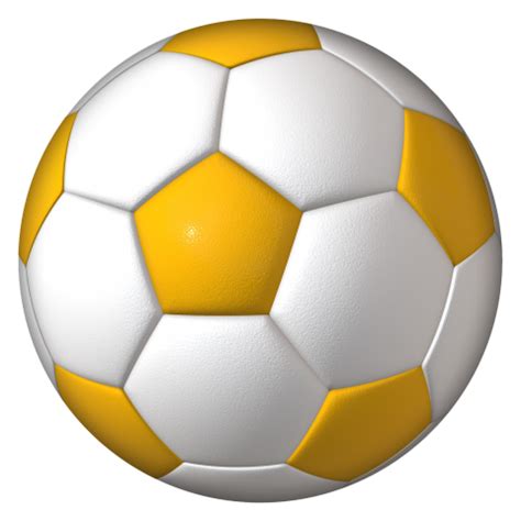 HD Yellow And Black Classic Football Soccer Ball PNG | Citypng