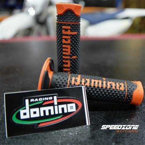 Domino Off Road Grips Orange Motorcycle Accessories