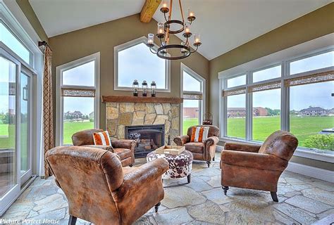 Timeless Allure Cozy And Creative Rustic Sunrooms Sunroom With