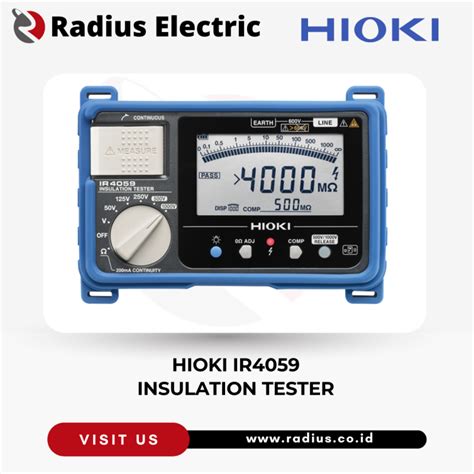 High Voltage Insulation Tester Terbaru Hioki IR5050 Dan IR5051 Inovasi