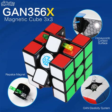 Gan356 X 3x3x3 Magnetic Cube 3x3x3 Magic Cube Speed 3x3 Gan Cube 356x