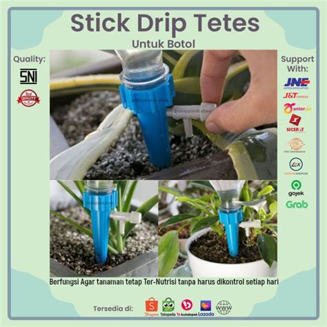 Jual Alat Tetes Penyiram Tanaman Otomatis Drip Irigasi Botol Water Cone