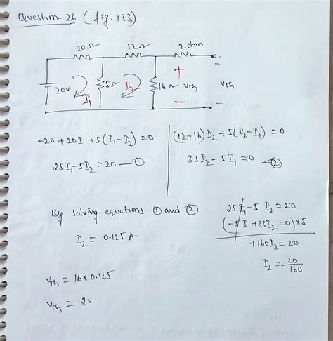 Solved Find The Thvenin Equivalent Circuit For The Portions Of The