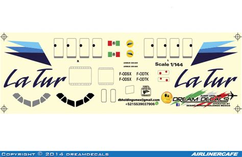 Dream Decals Airbus A300 600 14779 Airlinercafe