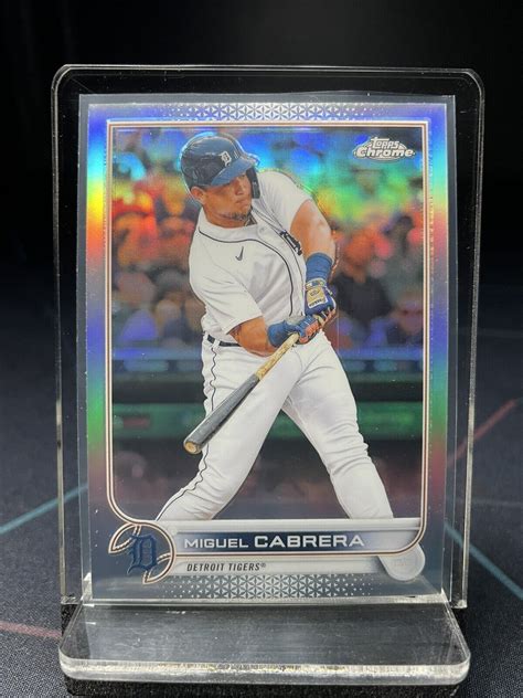 Topps Chrome Miguel Cabrera Refractor Tigers Ebay