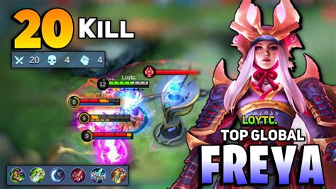 20 KILL 100 Deadly Freya Hyper Gameplay Top Global Freya Best Build