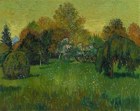 The Poets Garden 1888 By Vincent Van Gogh Artchive