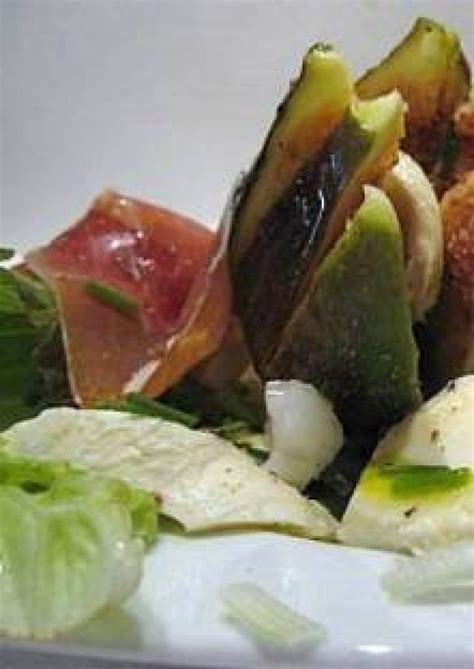 Salade De Figues Mozzarella Et Jambon Cru Aux Parfums De Miel