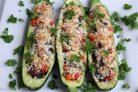 Award Winning Vegetarian Zucchini Boats Recipe Stuffed Zucchini Vegetarian Zucchini