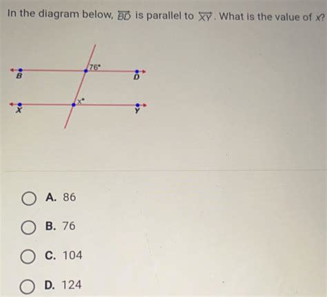 Solved In The Diagram Below Vector Bd Is Parallel To Overline Xy