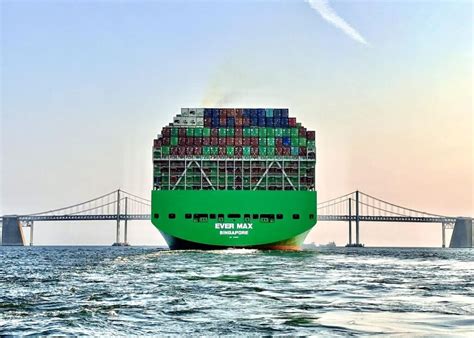 Evergreen Ever Max Becomes Largest Container Ship to Serve Port of ...