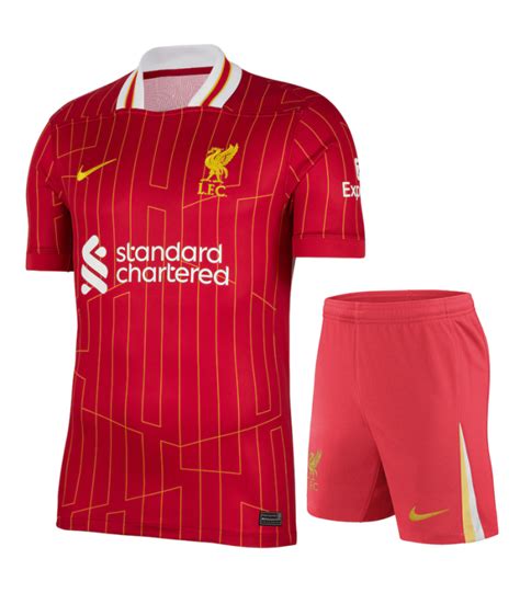 Ensemble Maillot Short Liverpool Enfant Domicile