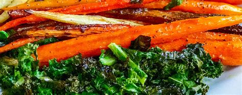 Roasted Carrots And Kale Olivia S Organics