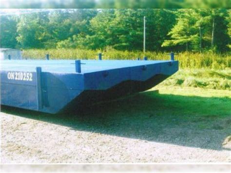 steel pontoon barge  sale view price   buy