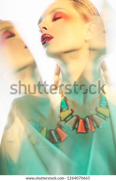 Studio Portrait Sexy Lady Blonde Hair Stock Photo 1264070665 Shutterstock