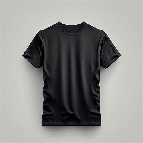 Camisetas Negras Con Espacio De Copia Hecho Por Aiinteligencia