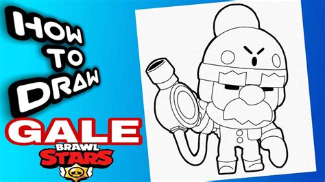 Como Dibujar A Gale De Brawl Stars Dibujos De Brawl Stars Youtube