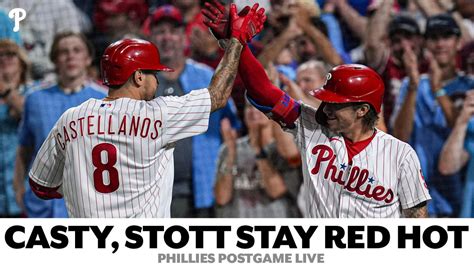 Castellanos And Stott Stay Red Hot Syndergaard Moves To 4 0 As A