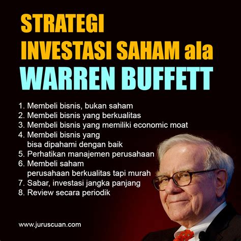 Strategi Investasi Saham Ala Warren Buffett