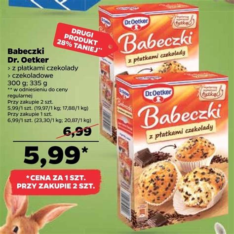 Promocja Dr Oetker Babeczki G W Netto