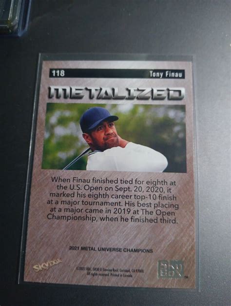 2021 Skybox Metal Universe Champions Metalized Rookies Copper 118