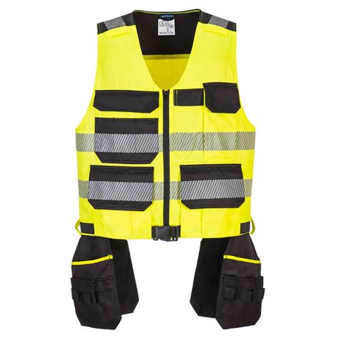 Portwest Pw308 Pw3 Class 1 Hi Vis Tool Vest Uk