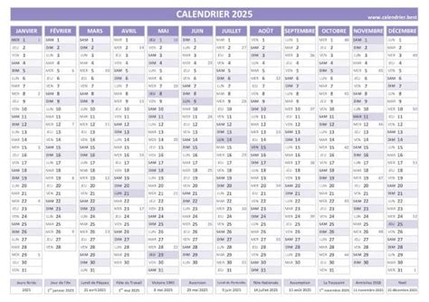 Calendrier Imprimer