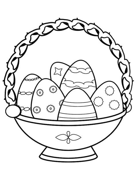 Dibujos De Huevos De Pascua Para Colorear E Imprimir