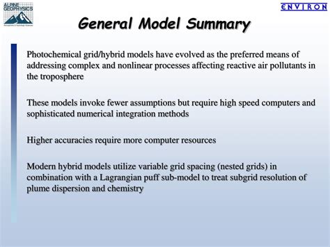 PPT Overview Of Regulatory 8 Hr Ozone Modeling PowerPoint