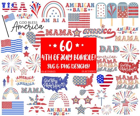 4th Of July Svg Bundle Independence Day Svg America Svg Bundle