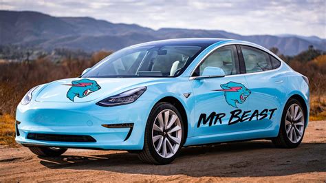 ZHC had us wrap a TESLA for MR BEAST! - YouTube