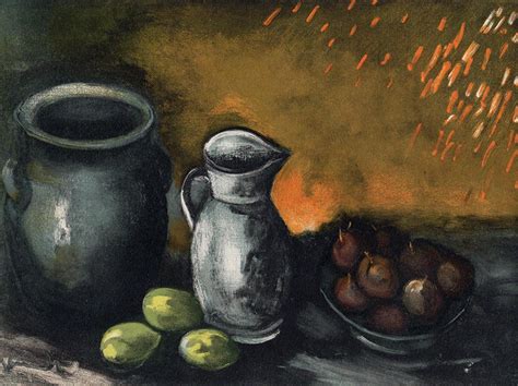 Maurice De Vlaminck Nature Morte Aux Pots Mutualart