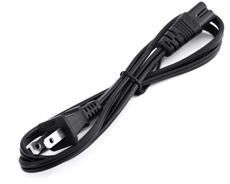 Aurum Cables UL Approved 3 Feet Slot Power Cord 2 Prong Figure 8 Power