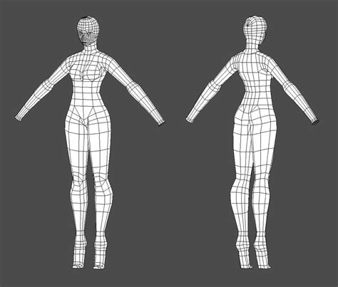 Body Wireframe By Vanmak3d On Deviantart