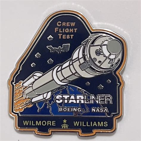 Boeing Crewed Flight Test Lapel Pin from AB Emblem | The Space Store