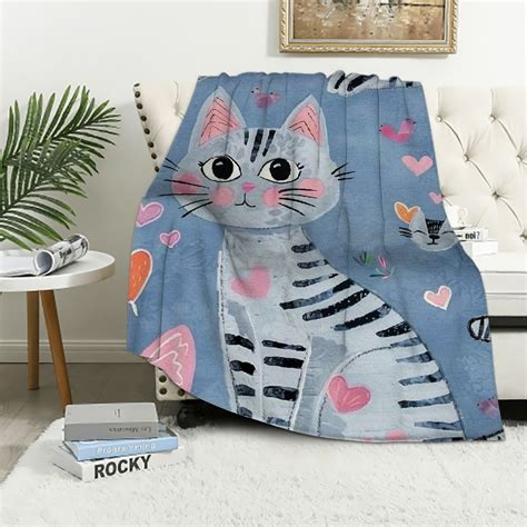 Eastsmooth Cat Blanket Cat Themed Ts For Girls Kitten Throw