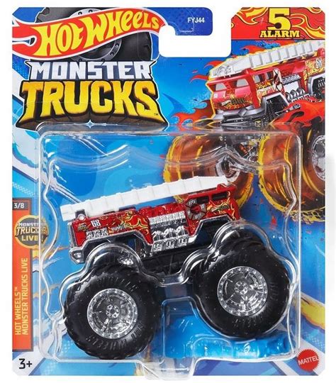 Alarm Straż Pożarna Hot Wheels Auta Monster Trucks Autko cm Allegro pl