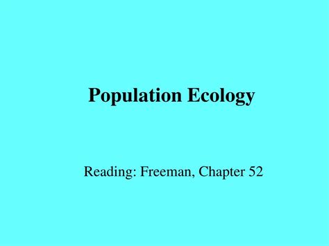 Ppt Population Ecology Powerpoint Presentation Free Download Id1270521