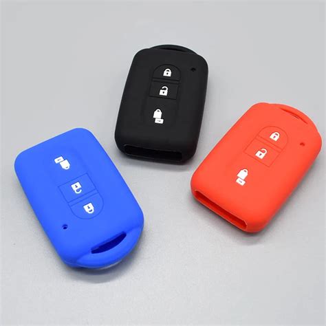 Silicone Rubber Car Key Case Cover For Nissan Duke Micra Qashqai Juke X