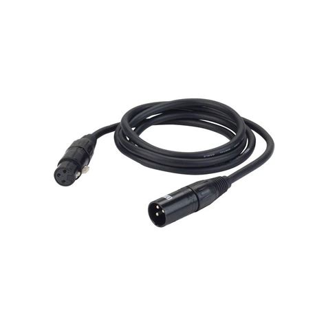 Cordon XLR 3 femelle XLR 3 mâle standard longueur 10m