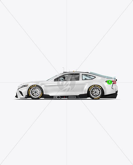 Nascar Race Car Mockup - Side View - Free Download Images High Quality PNG, JPG - 108794