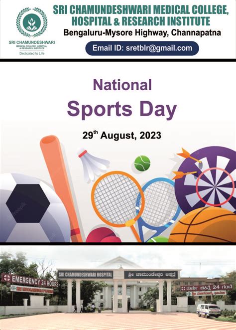 National Sports Day – 2023 – Sri Chamundeshwari Hospital