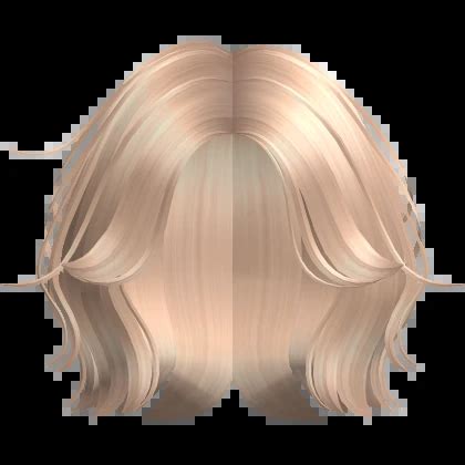 Wavy Layered Blowout Bob Blonde Roblox Item Rolimon S