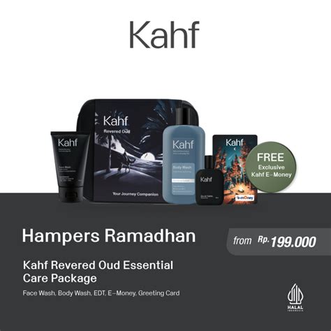 Kahf Revered Oud Essential Care Package Body Wash Face Wash Eau De