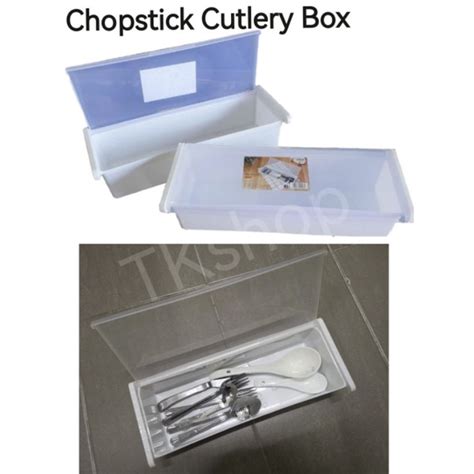 Felton Cutlery Box Chopstick Spoon Fork Storange With Cover Shopee