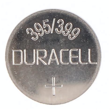 Duracell Batterie Silver Oxide Knopfzelle 395 399 SR57 1 5V Watch