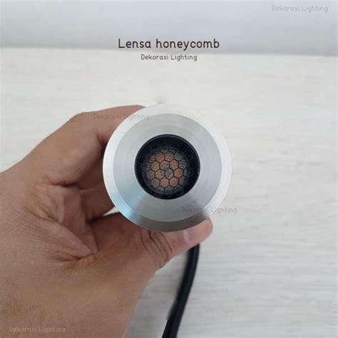 Promo Lampu Lantai Cree 3watt 220volt Honeycomb Stainless Waterproof